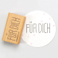 Preview: 5x Stempel | Für Dich XL