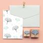 Preview: 5x Stempel | Ginkgoblatt voll