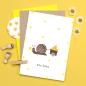 Preview: 5x Stempel | Schnecke