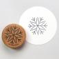 Preview: 5x Stempel | Schneestern groß