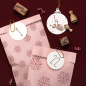 Preview: 1x 100 Papieranhänger | Weihnachtskugel klein