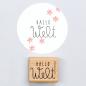 Preview: 5x Stempel | Hallo Welt