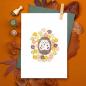 Preview: 12x Stempel | Birkenblatt klein