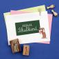 Preview: 5x Stempel | Dackel sitzend