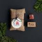Preview: 5x Stempel | Kleines Geschenk mit Schleife