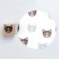Preview: 5x Stempel | Katzenkopf