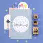 Preview: 5x Stempel | Frosch sitzend