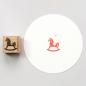 Preview: 5x Stempel | Schaukelpferd klein