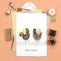 Preview: 5x Stempel | Hahn