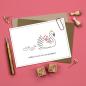 Preview: 5x Stempel | Schwan