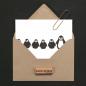 Preview: 5x Stempel | Pinguinbaby
