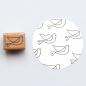 Preview: 5x Stamp | Dove looking to the right