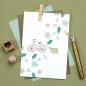 Preview: 12x Stempel | Eichenblatt klein