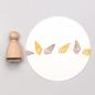 Preview: 12x Stempel | Muschel Streifen