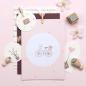 Preview: 12x Stempel | Korb Karo klein