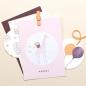 Preview: 12x Stempel | Korb Karo klein