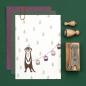 Preview: 12x Stempel | Weihnachtsmütze