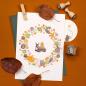 Preview: 12x Stempel | Birkenblatt klein
