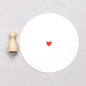 Preview: 12x Stempel | Herz mini
