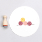 Preview: 12x Stempel | Wollknäuel