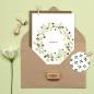 Preview: 12x Stempel | Blatt outline mini