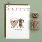 Preview: 12x Stempel | Glühbirne Herz