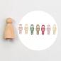 Preview: 12x Stempel | Nussknacker klein