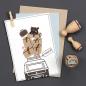 Preview: 12x Stempel | Katze klein