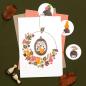 Preview: 12x Stempel | Butternut Kürbis