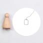 Preview: 12x Stempel | Etikett outline klein