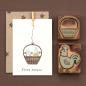 Preview: 5x Stempel | Weidenkorb