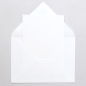 Preview: 5x 5 Cards with envelope | White
