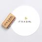 Preview: 5x Stempel | It's a girl