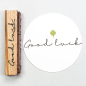 Preview: 5x Stempel | Good luck 2