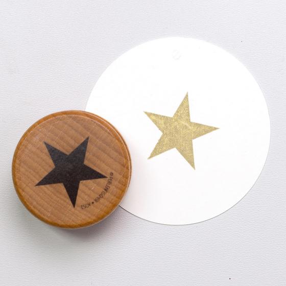 5x Stempel | Stern groß