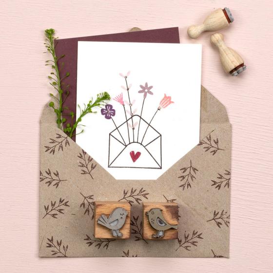 5x Stempel | Briefumschlag gross