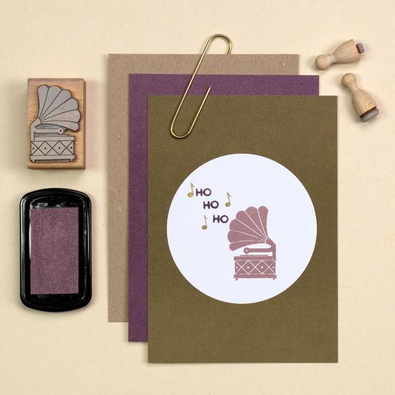 5x Stempel | Grammophon