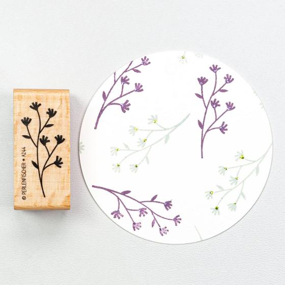5x Stempel | Kornblumenzweig