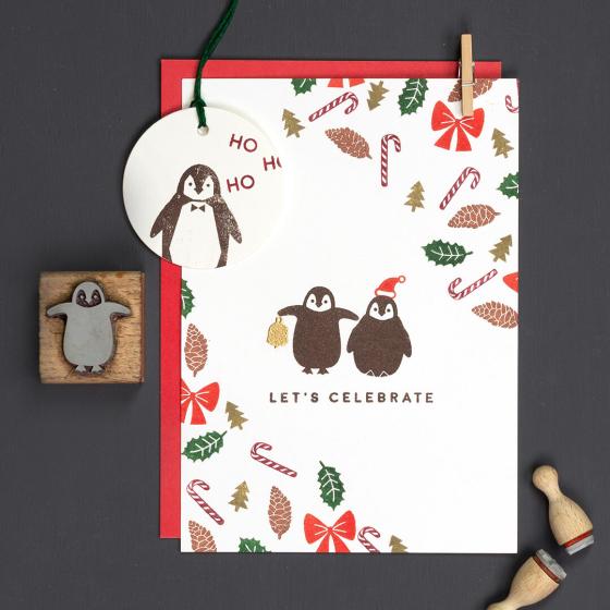 Preview: 5x Stempel | Pinguinbaby 2