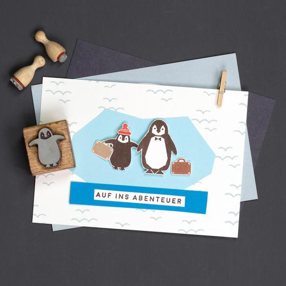 5x Stempel | Pinguinbaby 2