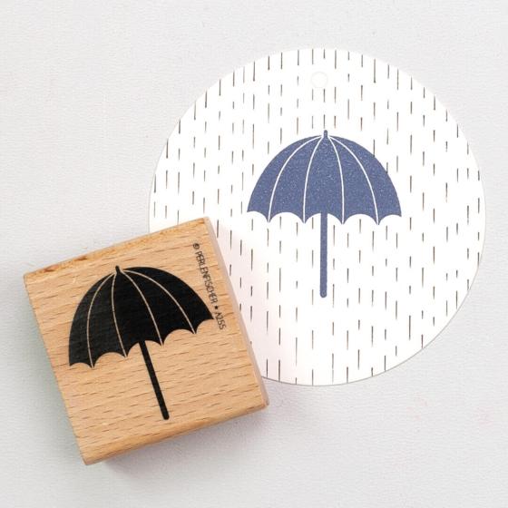 5x Stempel | Regenschirm