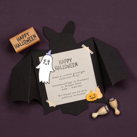 5x Stempel | Happy Halloween