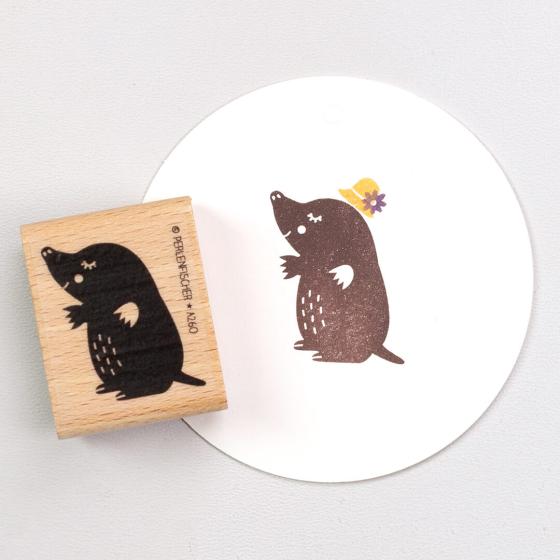 5x Stempel | Maulwurf Frau