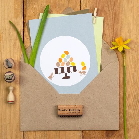 5x Stempel | Tortenplatte