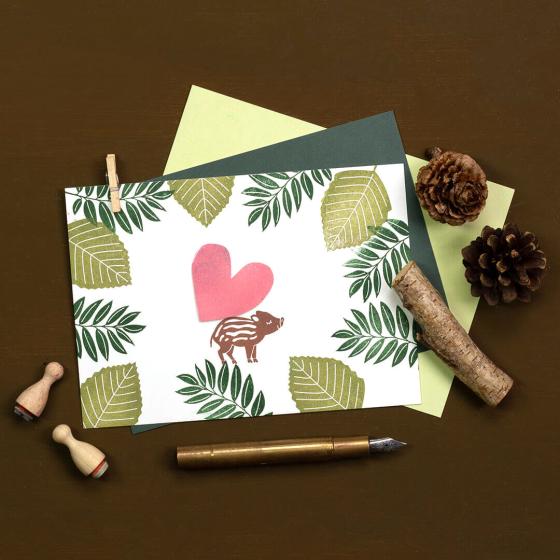 Preview: 5x Stempel | Eschenblatt XL