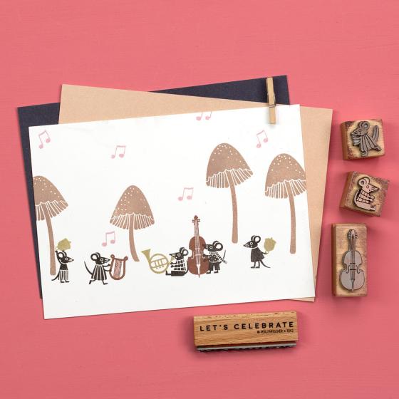 Preview: 5x Stempel | Waldpilz 1