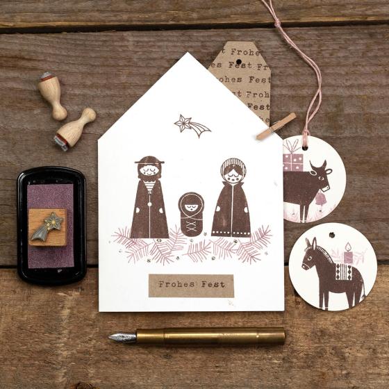 5x Stempel | Sternschnuppe
