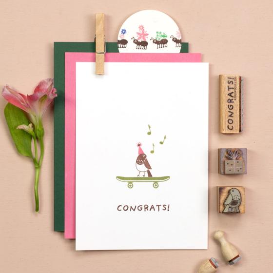 Preview: 5x Stempel | Rotkehlchen klein