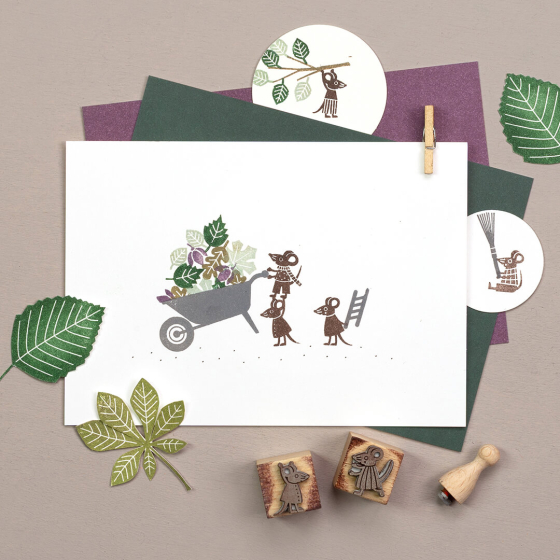 Preview: 5x Stempel | Maus Ida