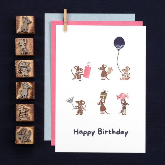Preview: 5x Stempel | Maus Lotti